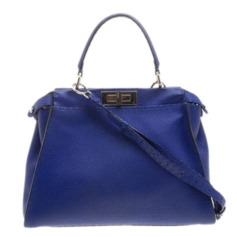 blue fendi|fendi blue peekaboo.